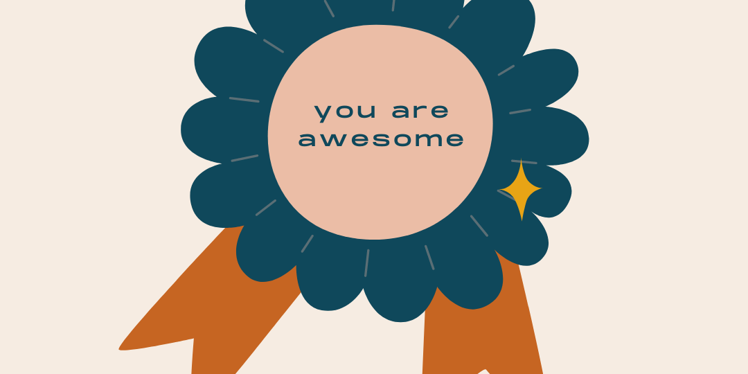 You are Awesome Ribbon Instagram Post